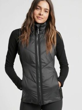 Athleta Rock Ridge PrimaLoft Black Vest Woman's Small MSRP $138.00 Outdoor